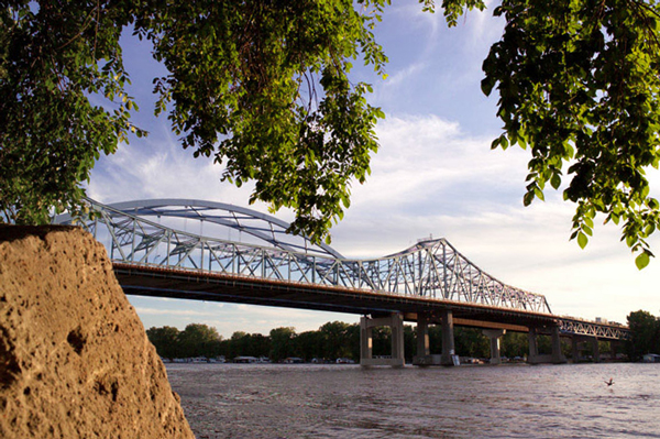 La Crosse Bridge by Riverside Park