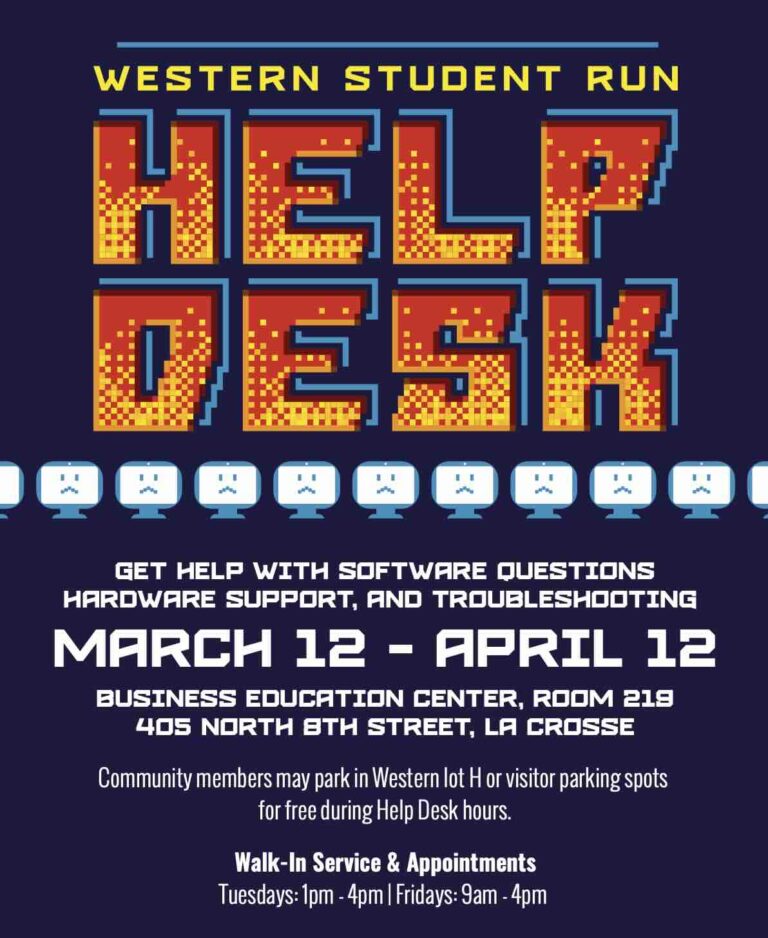 western student run help desk 2024