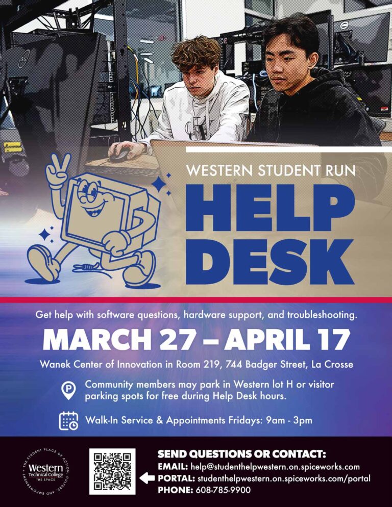 help desk flyer
