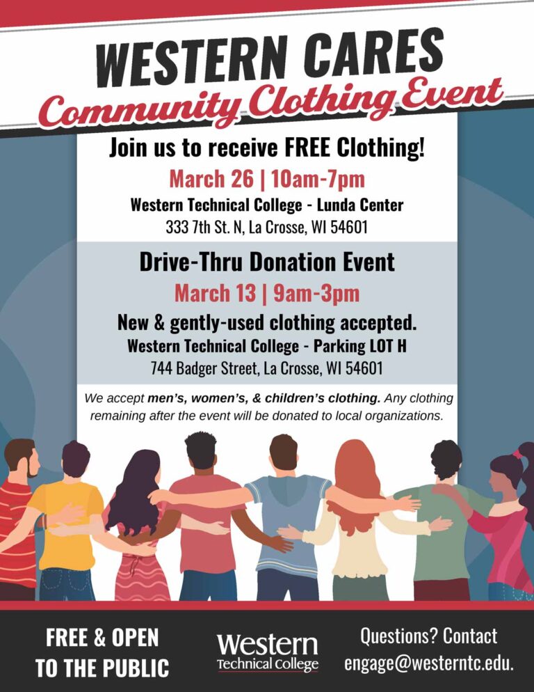 western clothing event banner